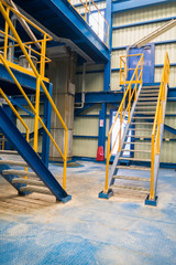 ladder steel structure in factory