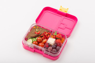 Owl healthy sandwich lunch box, fun food art for kids