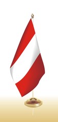 Naklejka premium flag Peru