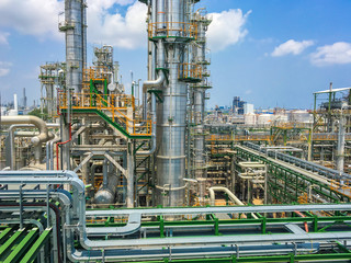 Fototapeta premium Oil petroleum plant
