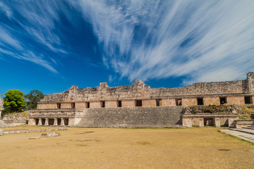 Nun's Quadrangle (Cuadrangulo de las Monjas) building complex at the ruins of the ancient Mayan...