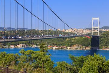 Bridge of Fatih Sultan Mehmet over Bosphorus