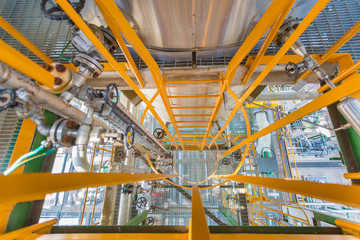 Process area of refinery plant