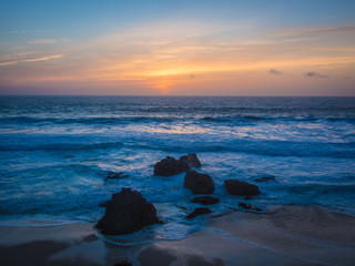 Obraz premium Sunset on the Pacific Coast
