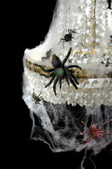 Spiders on the chandelier