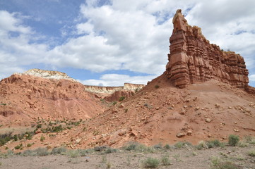 Fototapeta premium big sky, canyons in new mexico