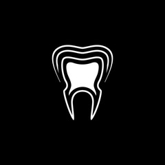 Oral Health Icon. Flat Design.
