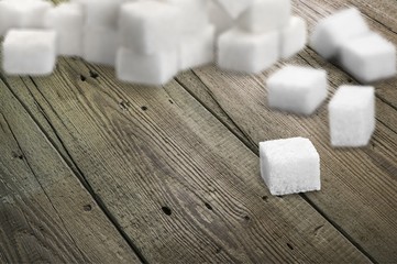 Fototapeta na wymiar Sugar on tablet.