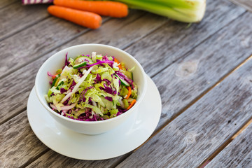 Healthy raibow salad