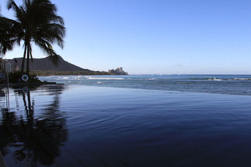 ハワイ＜ワイキキの朝＞