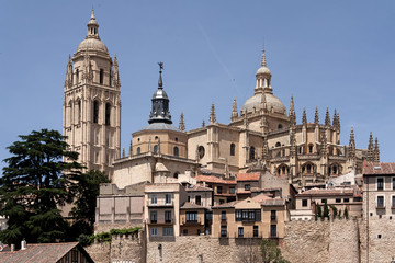 Obraz premium Catedral de Santa María de Segovia, España