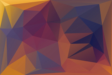 Abstract colored triangular background