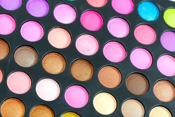 Colorful eyeshadow palette