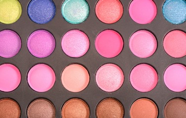 Colorful eyeshadow palette