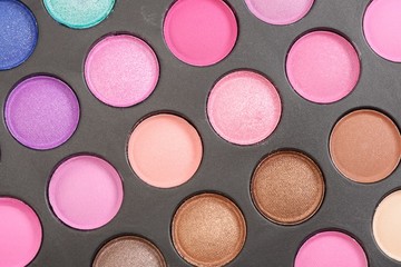 Colorful eyeshadow palette