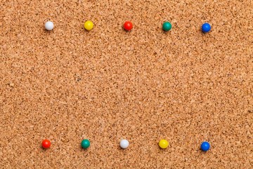 Pinned on corkboard.