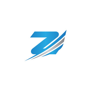 initial letter logo wing etno modern Z