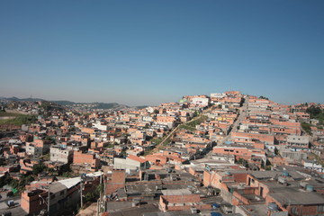 Fototapeta na wymiar favela sao paulo