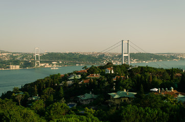Bosphorus Bridge and İstanbul (15 Temmuz Şehitler Köprüsü)