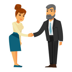 People shaking hands