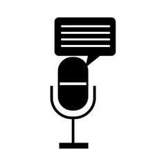 Professional microphone transmit icon vector illustration design isolated 