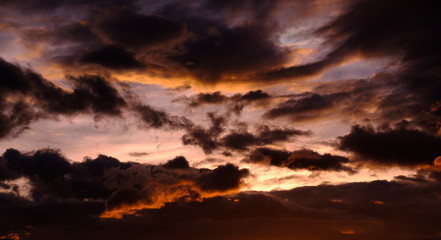 cloud before rainy storm