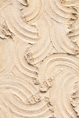 波模様のモルタル壁