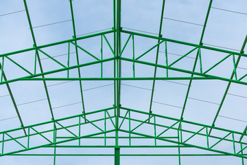 Green structure warehouse building