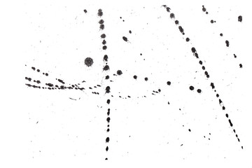 Abstract black ink splash