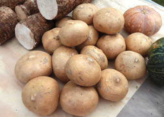 Fototapeta premium market jicama