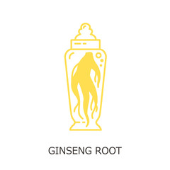 Logo template - ginseng root