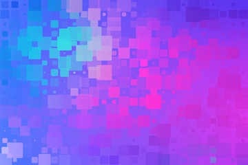Blue purple magenta pink turquoise glowing various tiles background