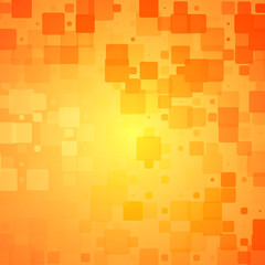 Red orange yellow glowing rounded tiles background