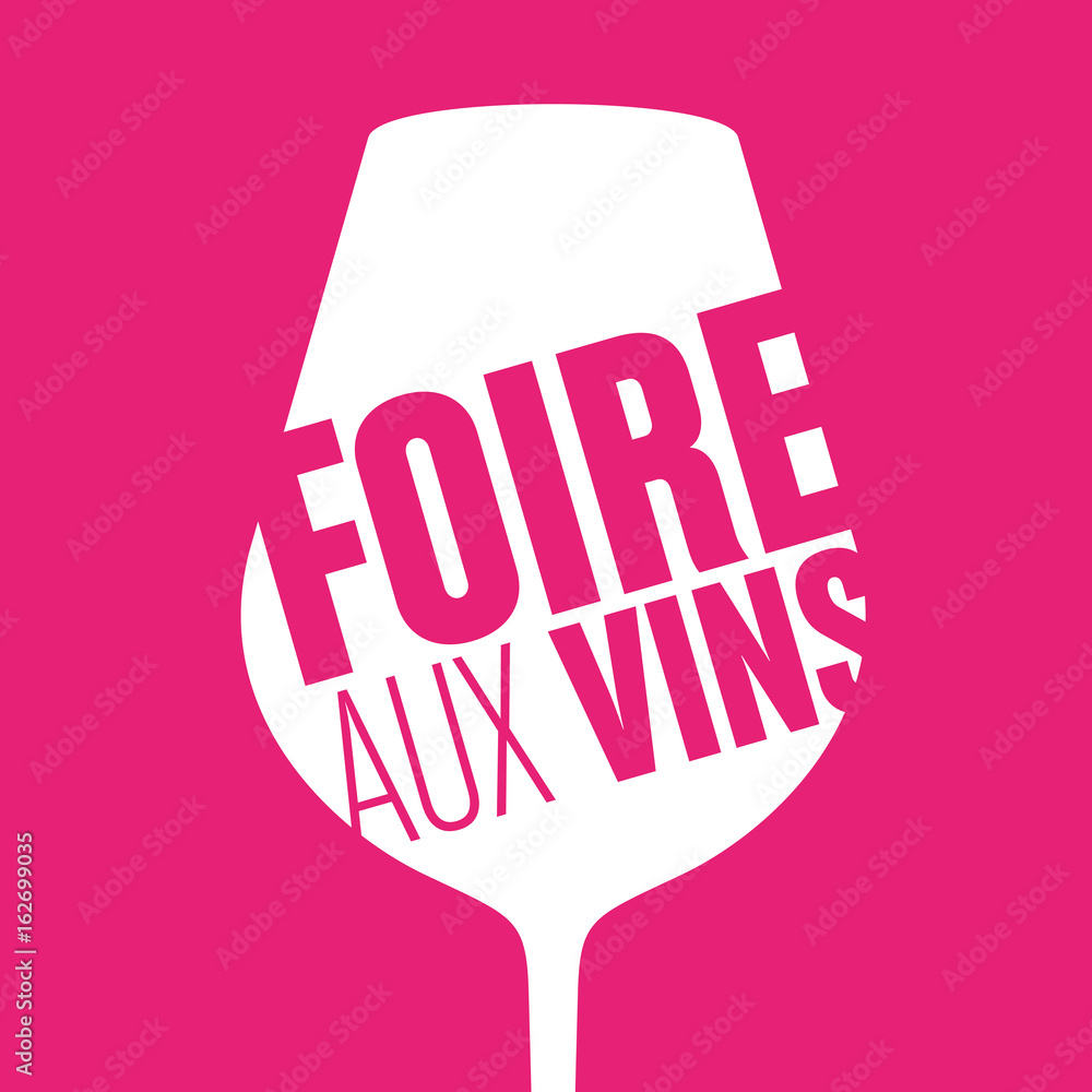 Poster foire aux vins