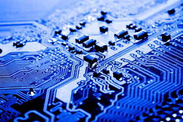 Abstract, Close up at electronic circuits, we see the technology of the mainboard, which is the important background of the computer.
(logic board,cpu motherboard,Main board,system board,mobo)