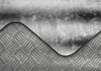 grunge diamond plate background