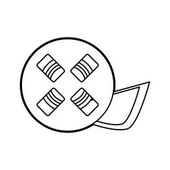 Cinema reel isolated