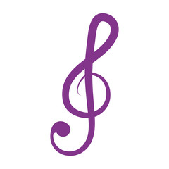 music note isolated icon vector illustration design