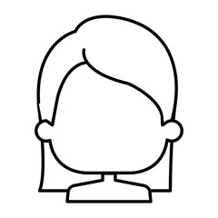 cute little girl shirtless character vector illustration design