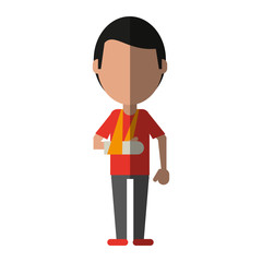 Cured injured patient