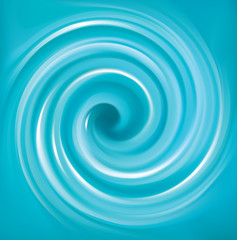 Vector blue swirling backdrop