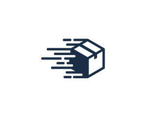 Speed Box Icon Logo Design Element