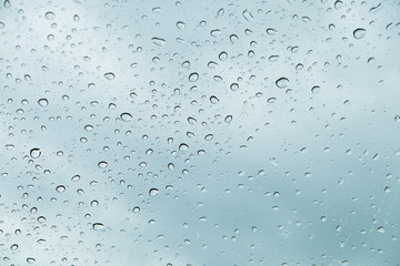 Rainy window, Window with drops after rain