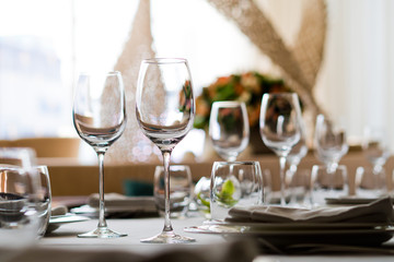 dish spoon fork on table at restaurant