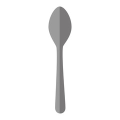 spoon icon over white background vector illustration