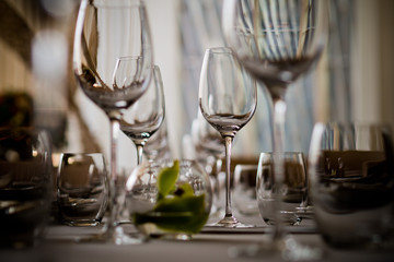dish spoon fork on table at restaurant