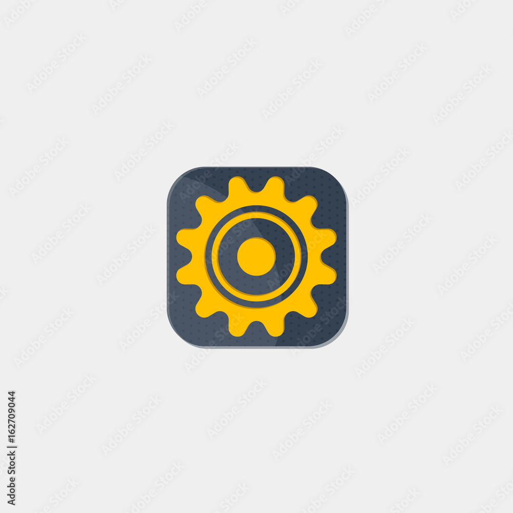 Poster flat design style concept icons for graphic and web design.