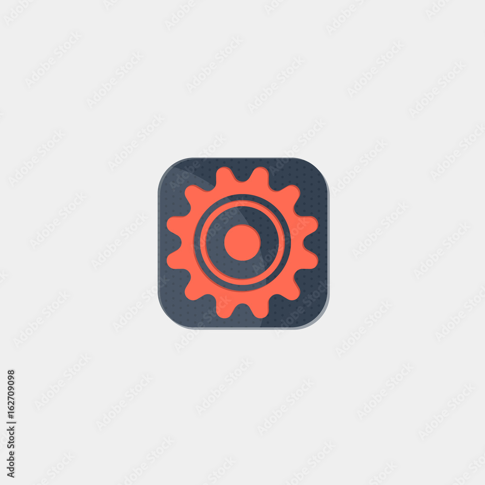 Poster flat design style concept icons for graphic and web design.
