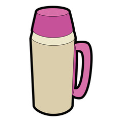 coffee term icon over white background vector illustration