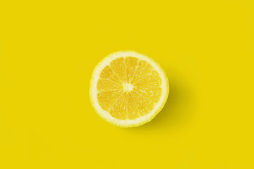 Piece of juicy lemon